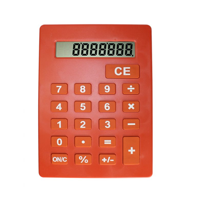 Jumbo Calculator Large Size Display Orange – Kids Cars AU