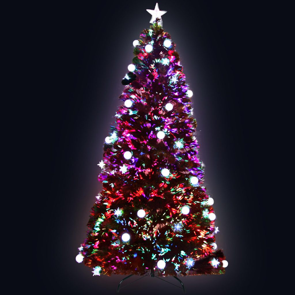 Jingle Jollys 1.8M 6FT LED Christmas Tree Optic Fiber Xmas Multi Colour ...